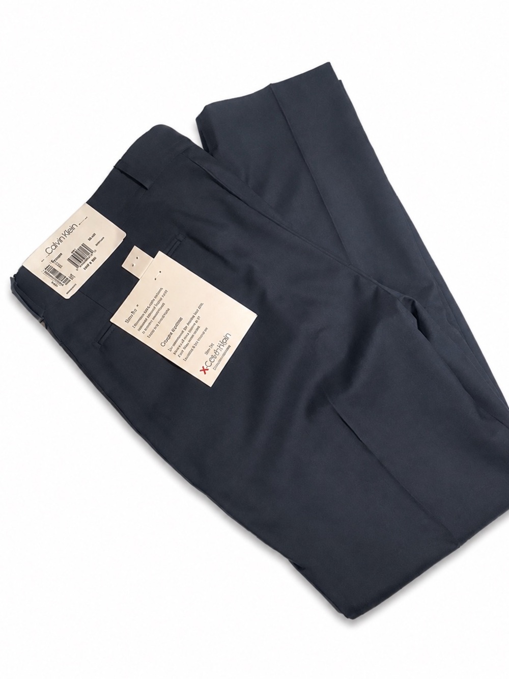 Calvin Klein Men’s Slim Fit navy Blue Dress pants